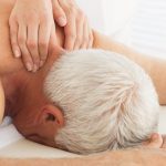 Posturepro Physio Home Page Thumb Pic Neck Pain PosturePro Physiotherapy Adelaide image of physio treating elderly man with neck pain